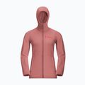 Dámska fleecová mikina Jack Wolfskin dámska fleecová bunda Kolbenberg Hooded Fz mineral red 9