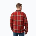 Pánska fleecová mikina Jack Wolfskin Felslicht Check intense rust 2