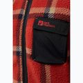 Pánska fleecová mikina Jack Wolfskin Felslicht Check intense rust 4
