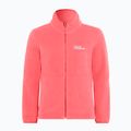 Detská fleecová mikina Jack Wolfskin Taunus sunset coral