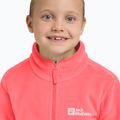 Detská fleecová mikina Jack Wolfskin Taunus sunset coral 16