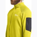 Pánska mikinaJack Wolfskin Prelight Full Zip chartreuse 4