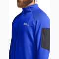 Pánska mikina Jack Wolfskin Prelight Full Zip vibrant blue 4