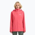 Dámska bunda do dažďa Jack Wolfskin Trailtime 2L sunset coral