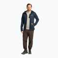Pánska trekingová mikina Jack Wolfskin Peak District Hooded Full Zip midnight sky 2