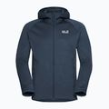 Pánska trekingová mikina Jack Wolfskin Peak District Hooded Full Zip midnight sky 7