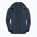 Pánska trekingová mikina Jack Wolfskin Peak District Hooded Full Zip midnight sky 9