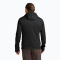 Pánska trekingová mikina Jack Wolfskin Peak District Hooded Full Zip black 3