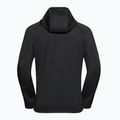 Pánska trekingová mikina Jack Wolfskin Peak District Hooded Full Zip black 8