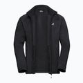 Pánska trekingová mikina Jack Wolfskin Peak District Full Zip black 9