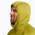 Pánska trekingová mikina Jack Wolfskin Peak District Hooded Full Zip chartreuse 4