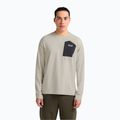 Pánske tričko longsleeve Jack Wolfskin Prelight Trail Crew pale sand