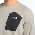 Pánske tričko longsleeve Jack Wolfskin Prelight Trail Crew pale sand 4