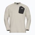Pánske tričko longsleeve Jack Wolfskin Prelight Trail Crew pale sand 5