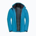 Pánska bunda do dažďa  Jack Wolfskin Trailtime 2L aurora blue 9
