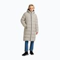 Dámsky páperový kabát Jack Wolfskin Frozen Palace pale sand