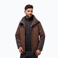 Pánska bunda 3 v 1 Jack Wolfskin Jasper 3In1 hot chocolate 4
