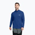 Pánska trekingová mikina  Jack Wolfskin Litestride Full Zip blue orchid