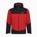 Pánska nepremokavá bunda Jack Wolfskin Rockpaw 3L siren red 7