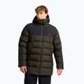 Pánska zateplená bunda Jack Wolfskin Icy Hollow Hooded obsidian moss