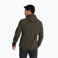 Pánska vetrovka Jack Wolfskin Wild Winds Hooded obsidian moss 3