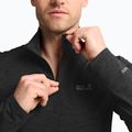 Pánska fleecová mikina Jack Wolfskin Trail Half Zip black 3