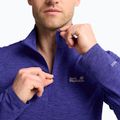 Pánska fleecová mikina Jack Wolfskin Trail Half Zip glow ink 3