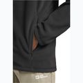 Pánska fleecová mikina Jack Wolfskin Wild Rebel 200 Full Zip paw black 5