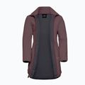 Dámska fleecová mikina Jack Wolfskin High Curl Coat sheer plum 9