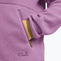 Dámska fleecová mikina Jack Wolfskin Lite Curl Full Zip vivid orchid 5