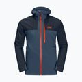 Jack Wolfskin pánska hardshelová bunda Go Hike navy blue 1114051_1383