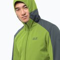Jack Wolfskin Go Hike pánska softshellová bunda zelená 1306921_4073 3