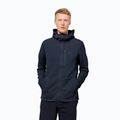 Jack Wolfskin pánska fleecová mikina Modesto navy blue 1706492_1010