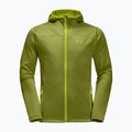 Jack Wolfskin pánska fleecová mikina Horizon zelená 1708411_4131