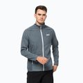 Jack Wolfskin pánska mikina Active Tongari šedá fleecová 1709472_6098