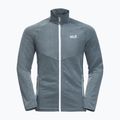 Jack Wolfskin pánska mikina Active Tongari šedá fleecová 1709472_6098 5