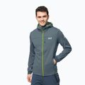 Jack Wolfskin pánska fleecová mikina Hydro Grid šedá 1710001_6098