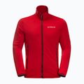Jack Wolfskin pánska fleecová mikina Dna červená 1710271_2206 4