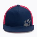 Detská bejzbalová čiapka Jack Wolfskin Rib Paw navy blue and pink 1907641_1225 4