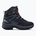 Dámske trekové topánky Jack Wolfskin Rebellion Guide Texapore Mid black-blue 4053801 2