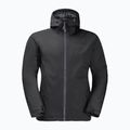 Jack Wolfskin pánska bunda do dažďa Wisper Ins black 7