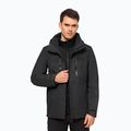 Jack Wolfskin pánska bunda do dažďa Jasper čierna 1115261_6000_006