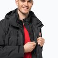 Jack Wolfskin pánska bunda do dažďa Jasper čierna 1115261_6000_006 6