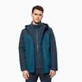 Jack Wolfskin pánska bunda do dažďa Taubenberg modrá 1115311_4133_006