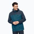 Jack Wolfskin pánska bunda do dažďa Taubenberg modrá 1115311_4133_006 5