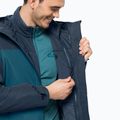 Jack Wolfskin pánska bunda do dažďa Taubenberg modrá 1115311_4133_006 8