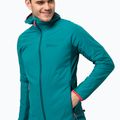 Jack Wolfskin pánska lyžiarska bunda Alpspitze Ins Hoody zelená 1206781_1124