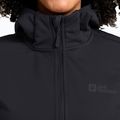 Dámska softshellová bunda Jack Wolfskin Windhain Hoody black 4