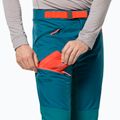 Jack Wolfskin pánske lyžiarske nohavice Alpspitze modro-zelené 1507511 3
