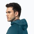 Pánska fleecová mikina Jack Wolfskin Hydro Grid Hooded FZ modrá 1710002 4